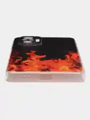 Оранжевый силиконовый чехол на Xiaomi Redmi Note 10 Pro (Сяоми Редми Нот 10 Про)