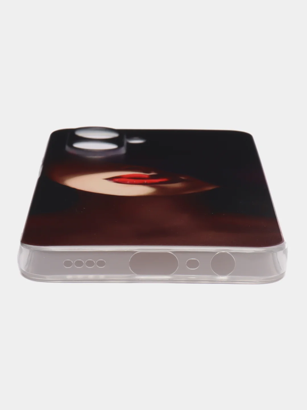 Фиолетовый силиконовый чехол на Realme C33 (Реалми С33)