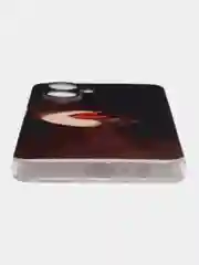Фиолетовый силиконовый чехол на Realme C33 (Реалми С33)