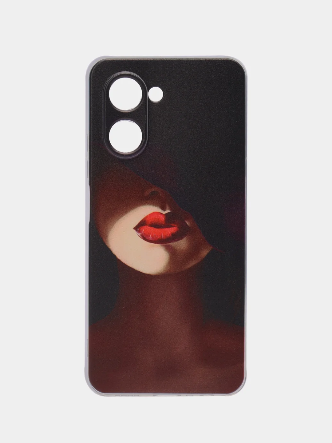 Фиолетовый силиконовый чехол на Realme C33 (Реалми С33)