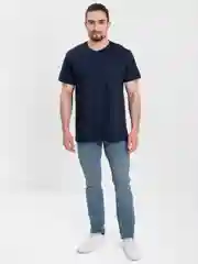Индиго футболка мужская хлопковая