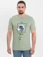 Бронзовый футболка мужская с принтом