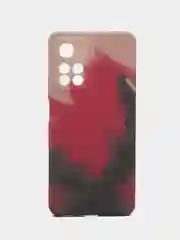 Багровый чехол для Xiaomi Redmi Note 11 Pro, Note 11 Pro Max (Нот 11 Про Макс), с мягким подкладом