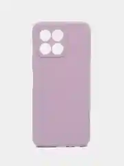 Сиреневый чехол на Honor X6, Honor X8 5G (Хонор Х6, Х8 5Г), силиконовый, цветной, матовый