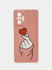 Коралловый силиконовый чехол на Xiaomi Redmi Note 10 Pro (Сяоми Редми Нот 10 Про)