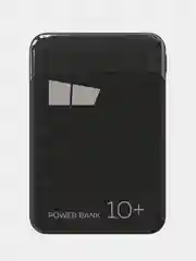 Черный внешний аккумулятор More choice PB32-10, 10000mAh, 2 USB, 2.1A
