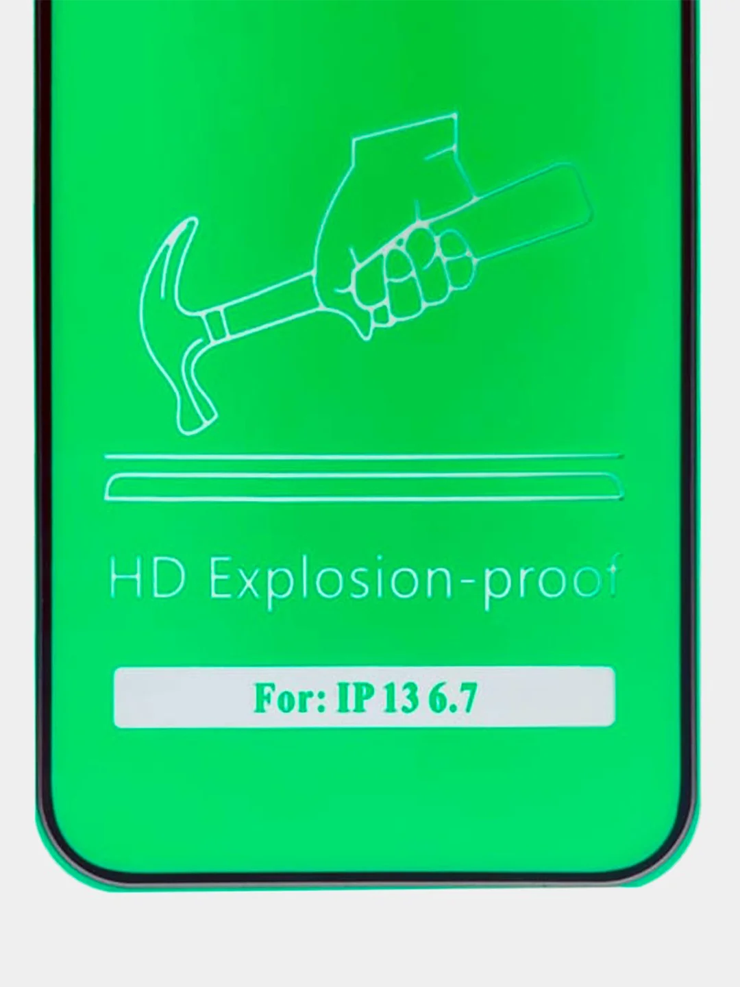 Защитное стекло для iPhone 13 Pro Max / 14+ / 14 Plus, глянцевая, керамическое олеофобное
