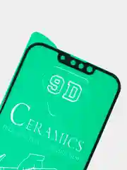 Защитное стекло для iPhone 13 Pro Max / 14+ / 14 Plus, глянцевая, керамическое олеофобное