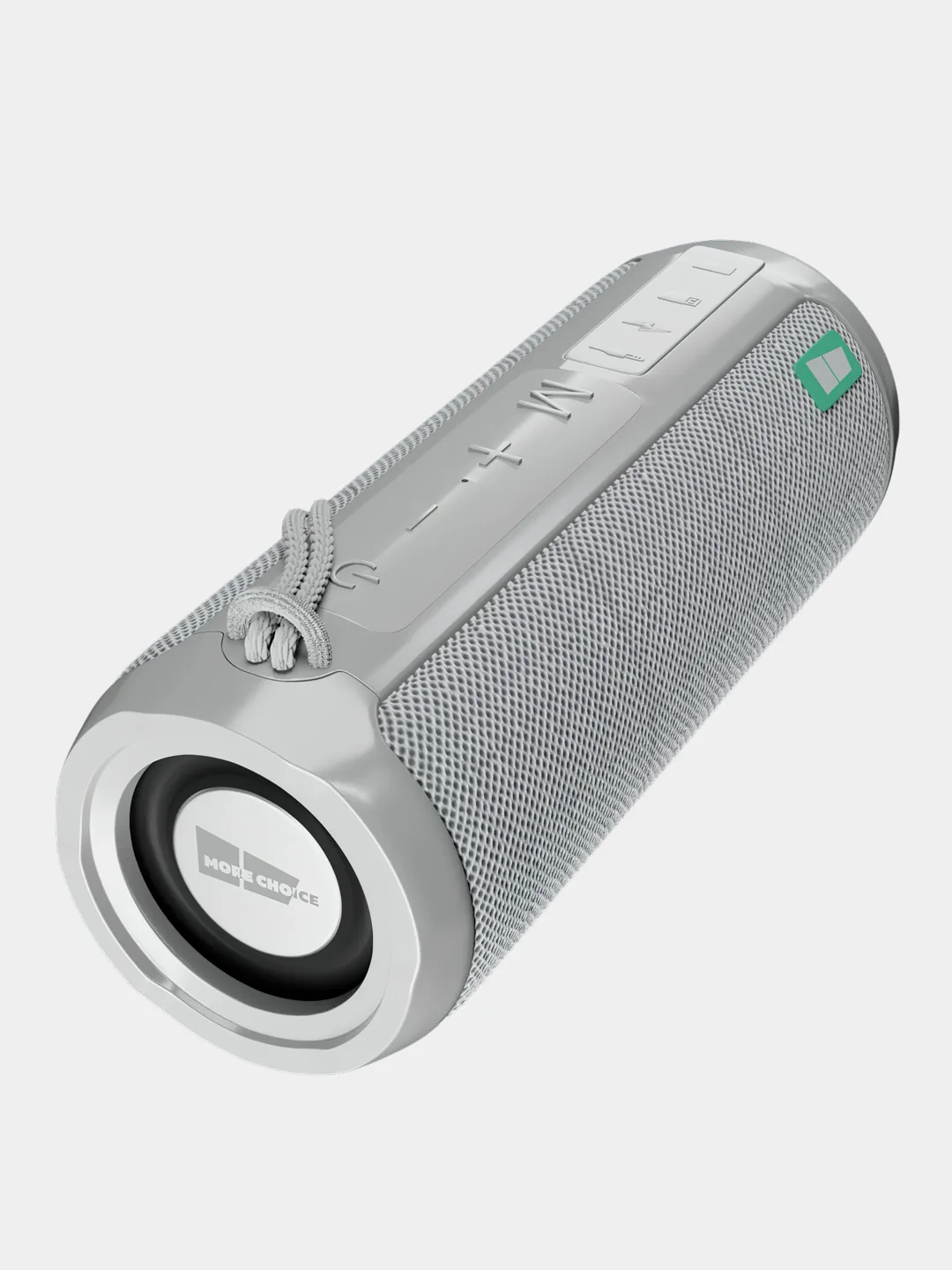 Серый портативная колонка More Choice BS22, 2*5W 1800mAh