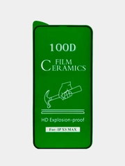 Защитное стекло для iPhone 11 Pro Max / XS Max, керамическое глянцевая, олеофобное