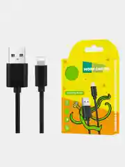Кабель зарядки для Apple iPhone More choice K13i, USB-Lightning 2.4A, 1 метр