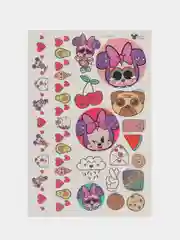 Алый тату "Минни Маус" "My Little Pony", переводные, для девочки