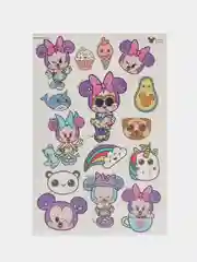 Алый тату "Минни Маус" "My Little Pony", переводные, для девочки
