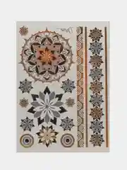 Временные тату "Блеск драгоценностей", 20*15 см