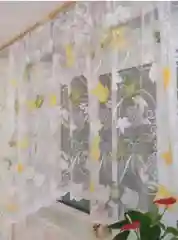 Тюль готовая на кухню жаккард