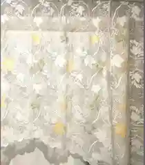 Тюль готовая на кухню жаккард