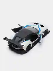 Белый металлическая машинка Kinsmart, 1:38, Aston Martin Vulcan, с принтом, KT5407DF