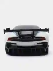 Белый металлическая машинка Kinsmart, 1:38, Aston Martin Vulcan, с принтом, KT5407DF
