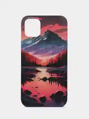 Лимонный чехол на айфон 11, с принтом, 8 принтов, чехол для iphone 11, Горы, Река, Море, Рисунок,