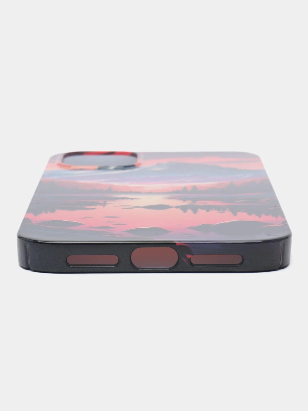 Ледяной чехол на айфон 11, с принтом, 8 принтов, чехол для iphone 11, Горы, Река, Море, Рисунок,