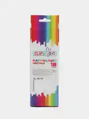 Карандаши шестигранные, 18 цветов