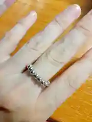 Серебряный кольцо из бусин "Жемчужина"