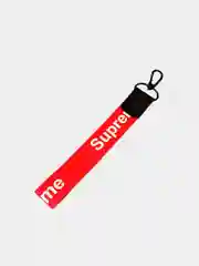 Красный брелок для ключей автомобиля Supreme