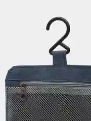 Синий косметичка дорожная, подвесная, 3 отсека для хранения