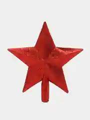 Звезда для ёлки "Зимнее волшебство", 18,5 х 20 см, красная
