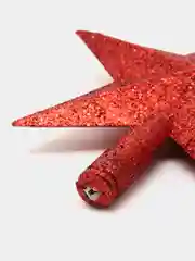 Наконечник на ёлку "Звезда", красная, 18,5 х 20 см