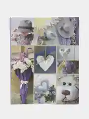 Лавандовый фотоальбом "Love" 200 фото 10х15
