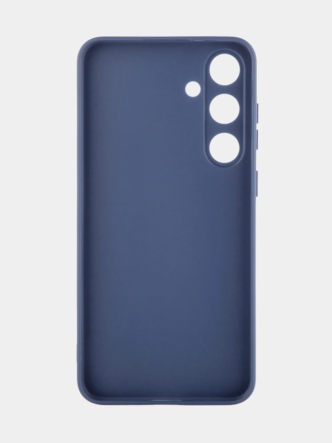 Синий чехол для Samsung Galaxy S24 Ultra S24 Plus S24 A55 A35 5G силиконовый ROSCO, защита камер