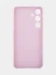 Фиолетовый чехол для Samsung Galaxy S24/S24 Plus/S24 Ultra силиконовый BROSCORP матовый / прозрачный