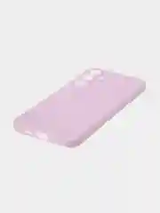 Фиолетовый чехол для Samsung Galaxy S24/S24 Plus/S24 Ultra силиконовый BROSCORP матовый / прозрачный
