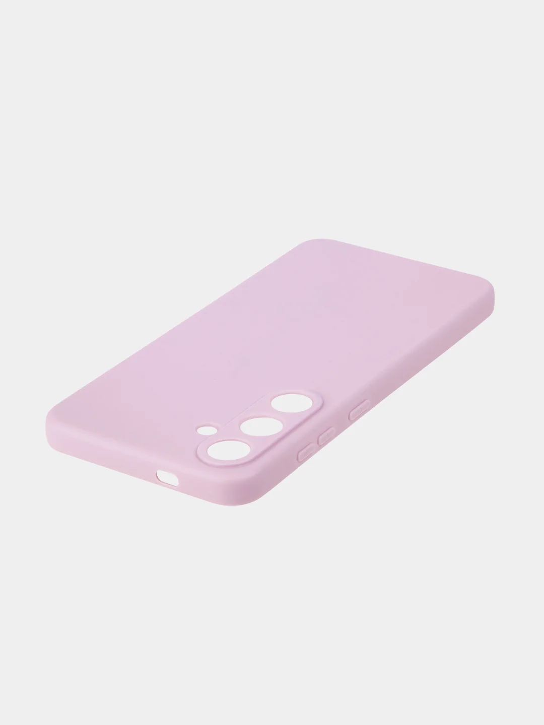 Фиолетовый чехол для Samsung Galaxy S24/S24 Plus/S24 Ultra силиконовый BROSCORP матовый / прозрачный