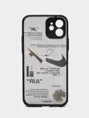 Серебряный чехол на iPhone 11/12/13/14 Pro Max/7/8 Plus/XR/XS/X, айфон про макс, прозрачный