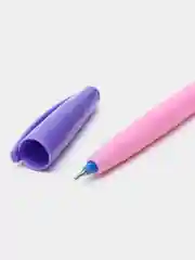 Розовый ручка шариковая синяя