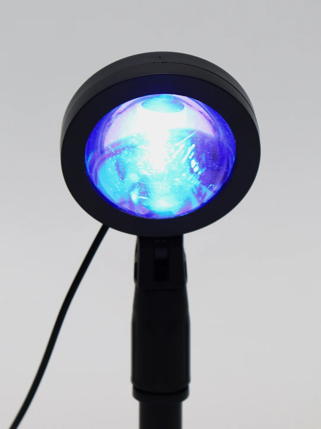 Черный лампа "Закат", с пультом, RGB, 16 цветов