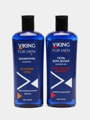 Мужской Набор "Viking EXTREME POWER": Шампунь Extreme power, 300 мл, гель для душа, 300 мл