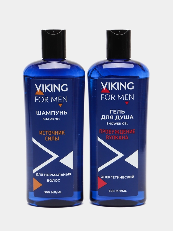 Мужской Набор "Viking EXTREME POWER": Шампунь Extreme power, 300 мл, гель для душа, 300 мл