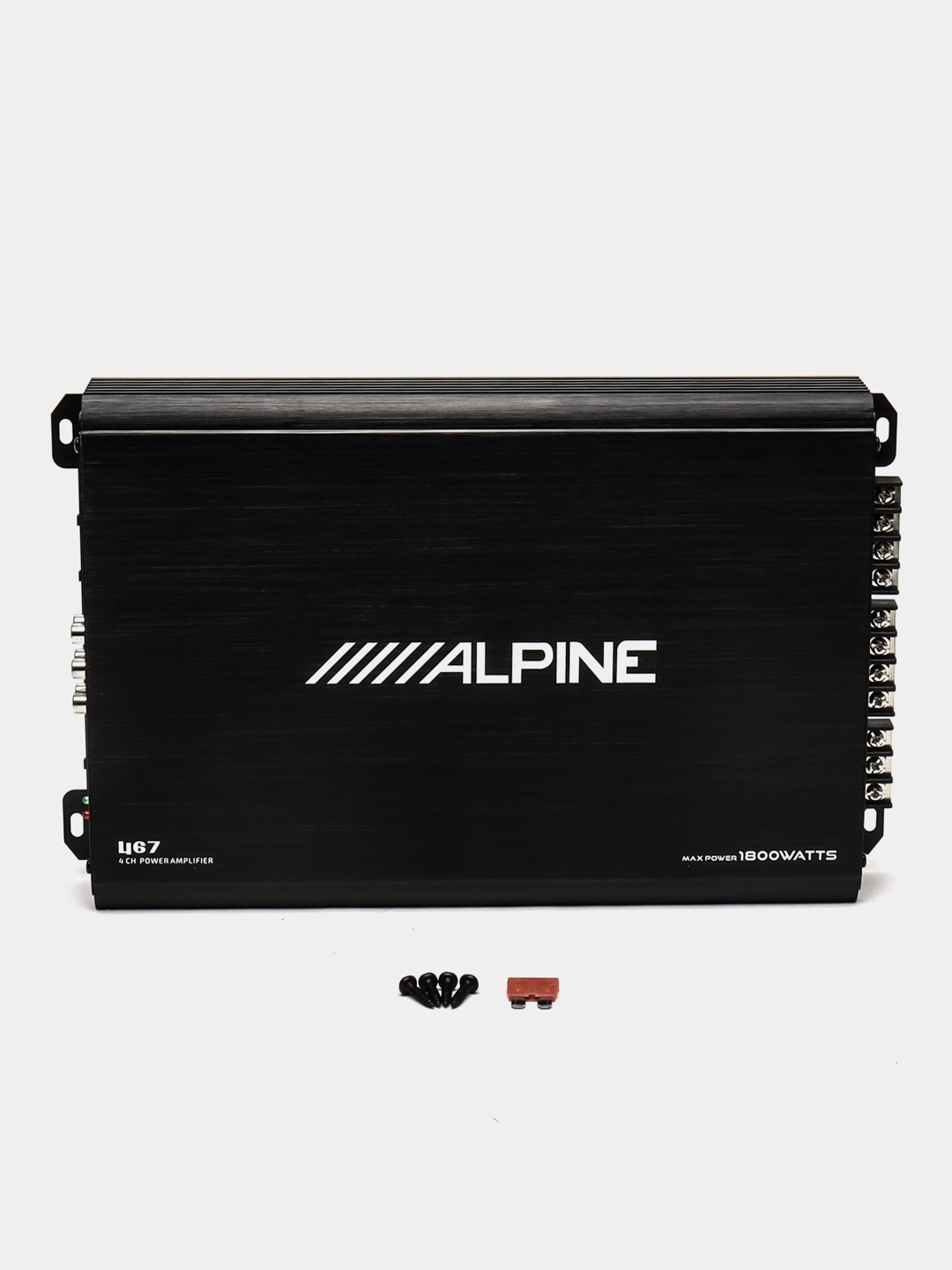 Автомобильный усилитель звука ALPINE 467, четырехканальный, 1800W, 31*22 см  за 5695 ₽ купить в интернет-магазине ПСБ Маркет от Промсвязьбанка