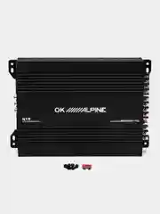 Автомобильный усилитель звука ОК ALPINE 418, четырехканальный, 1800W, 31*22 см