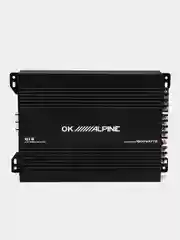 Автомобильный усилитель звука ОК ALPINE 418, четырехканальный, 1800W, 31*22 см