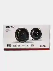 Автомобильные колонки SONV.ok 1330, двухполосные, коаксиальные, 5 х 13 см, 800 W
