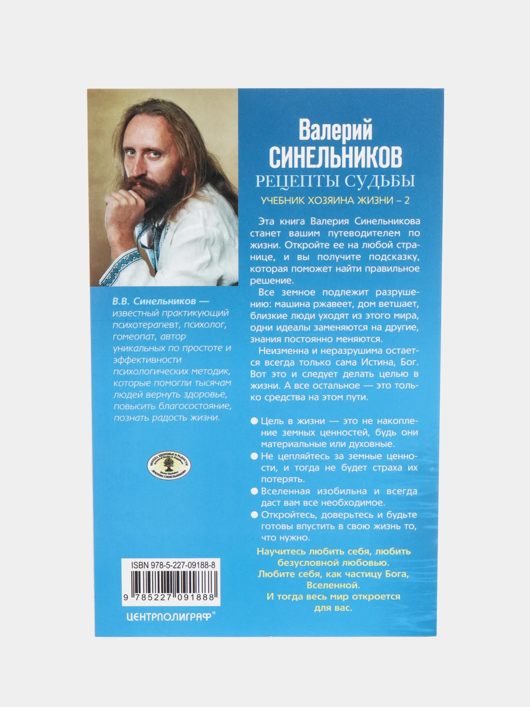 Синельников В.В. "Рецепты судьбы. Учебник хозяина жизни-2"