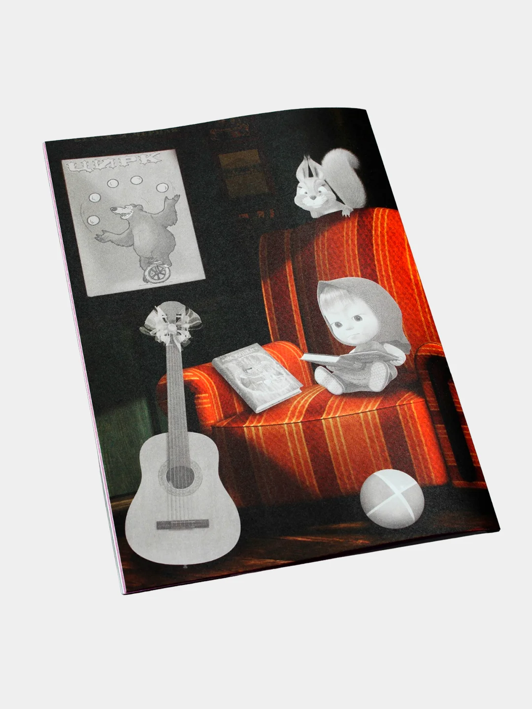 Книга с аппликациями, 20 стр., А5, Маша и Медведь