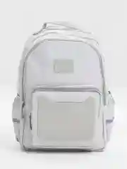 Серый металлик рюкзак школьный