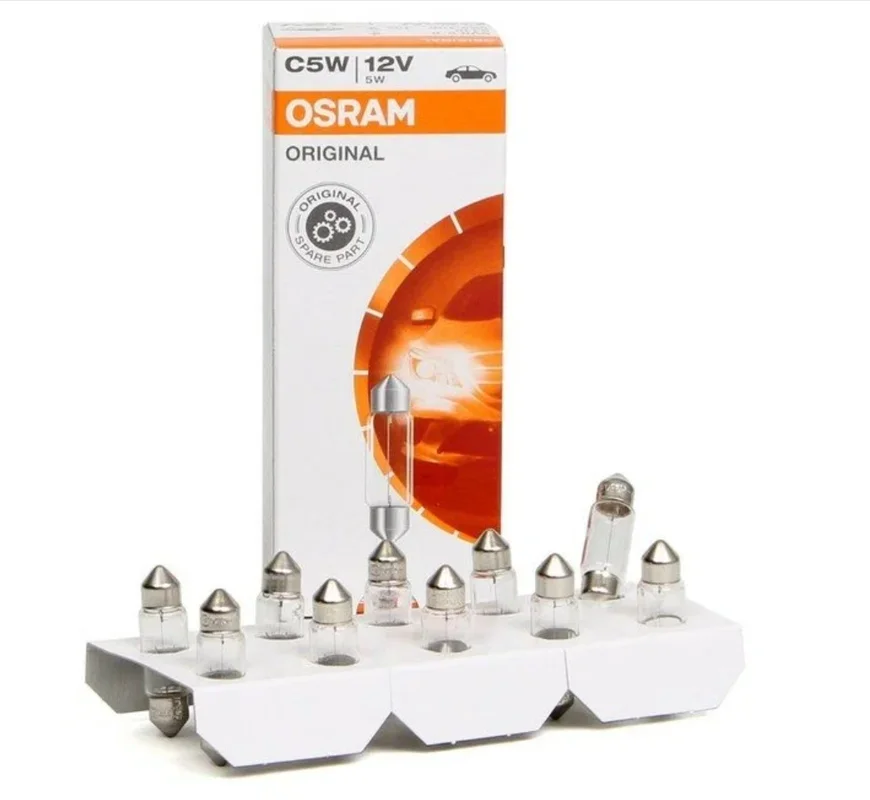 Автомобильные лампы Osram ORIGINAL LINE C5W, SV8,5-8, 6418, 10 шт в упаковке