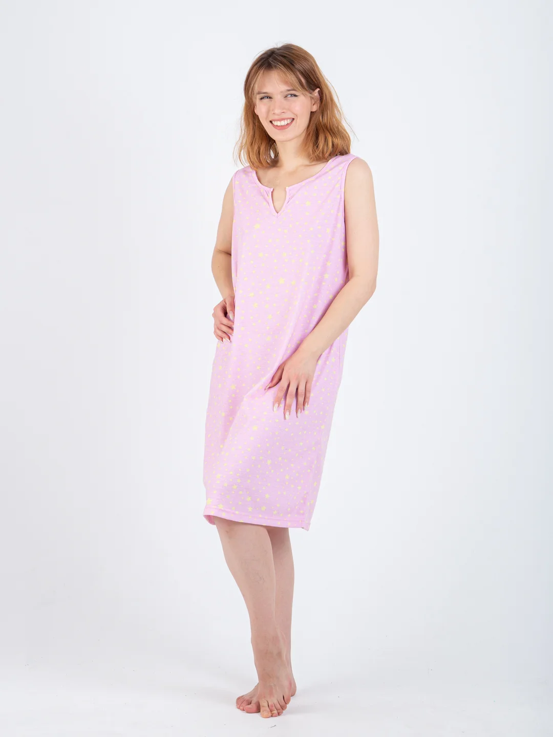 Розовый сорочка женская Lilians, ночная