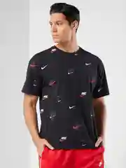 Черный футболка мужская Nike MAX90 12MO ALL OVER PRINT